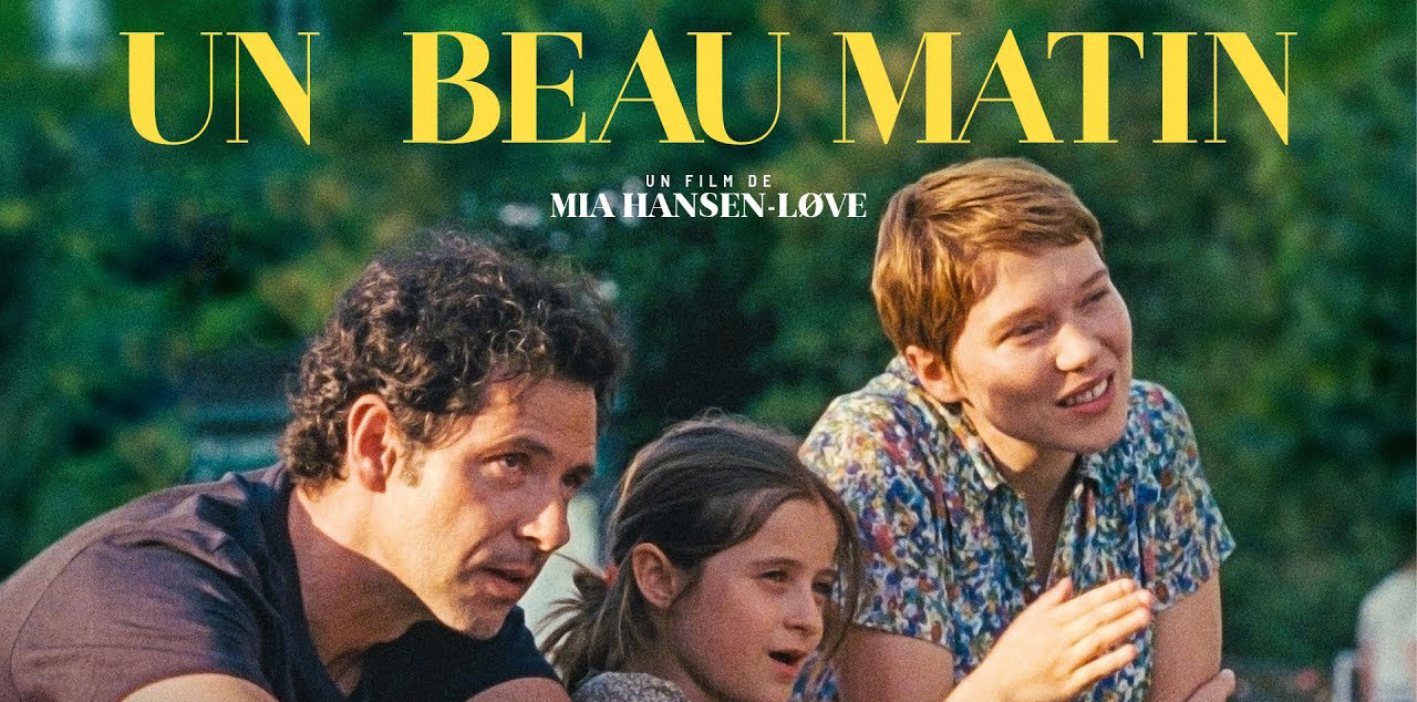 Affiche film "Un beau matin" un homme, une femme et une enfant